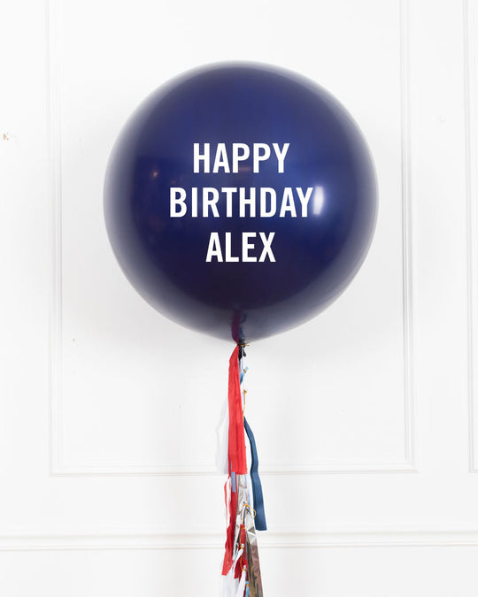 Baseball - Personalized Birthday Giant Balloon with Tassel