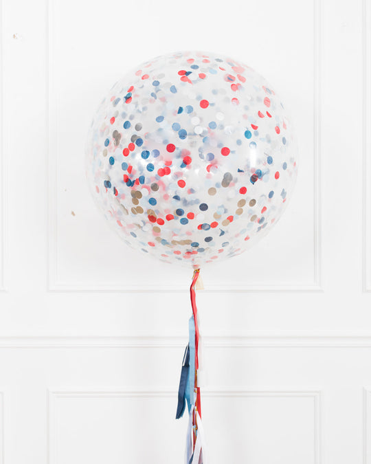 Baseball - Confetti Giant Balloon with Tassel