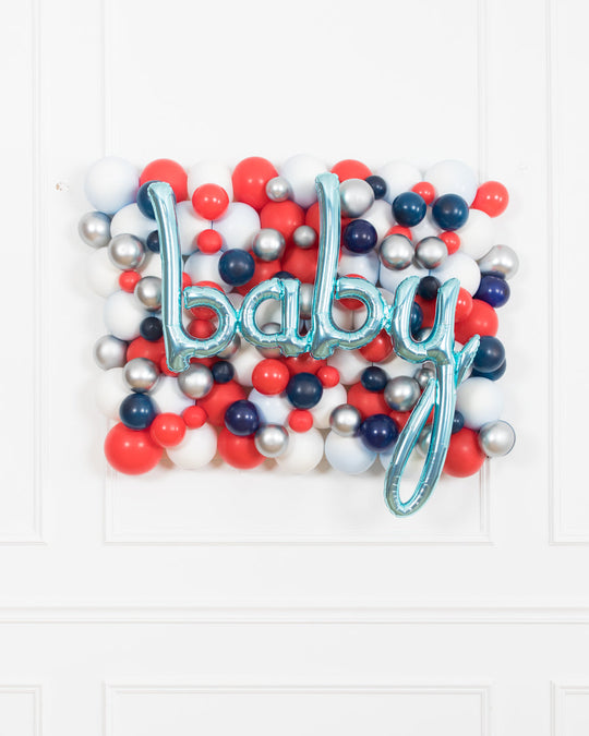 Baseball - BABY Balloon Backdrop Board - 30inx40in