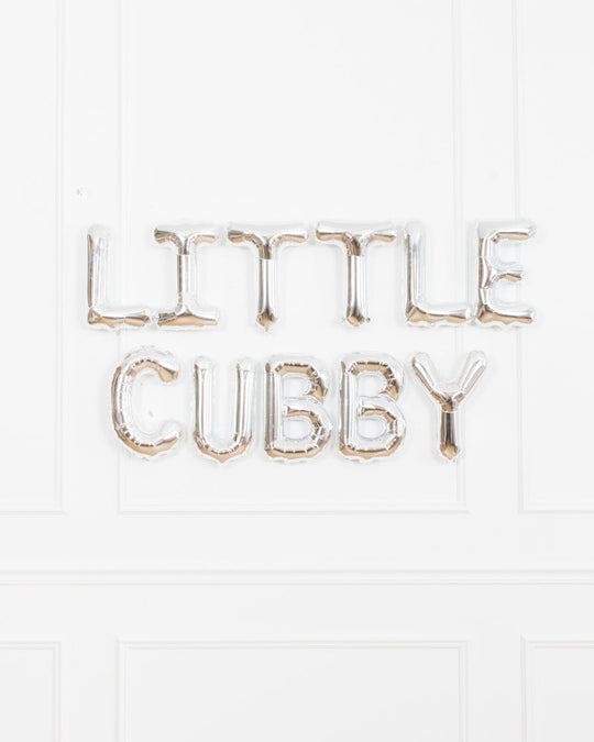 Baseball - 16in Silver Foil Letters Set