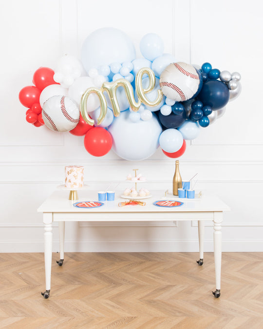 Baseball - ONE Balloon Backdrop Install Piece - 6ft