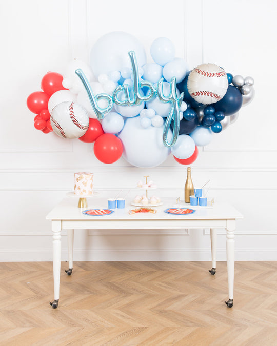 Baseball - BABY Balloon Backdrop Install Piece