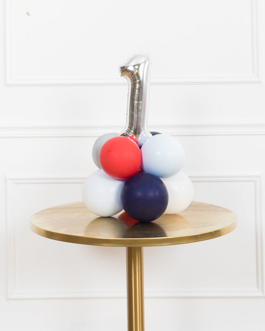 Baseball - Tabletop Number Balloon