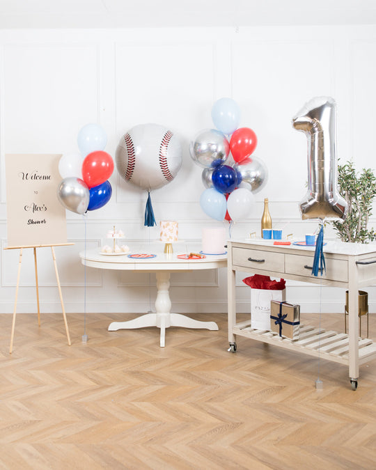 Baseball - 1st Birthday - The Cute Quad