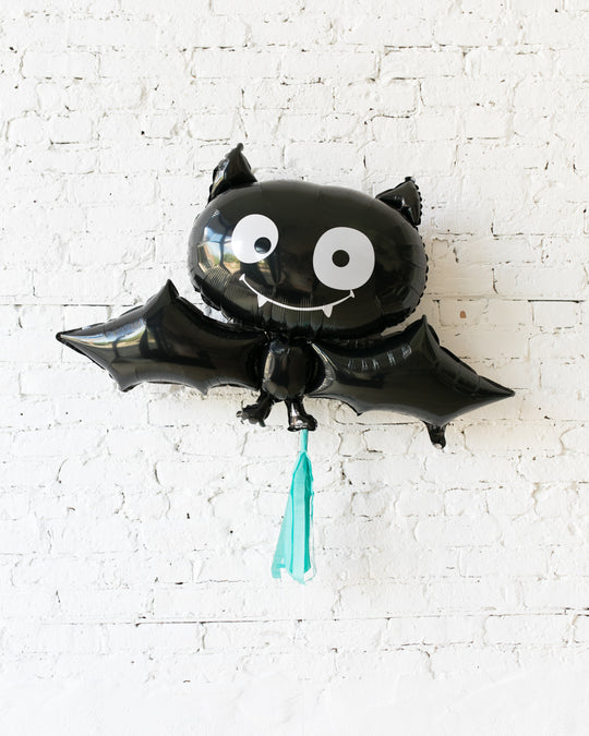 41in Bat Foil Balloon with Mint Skirt