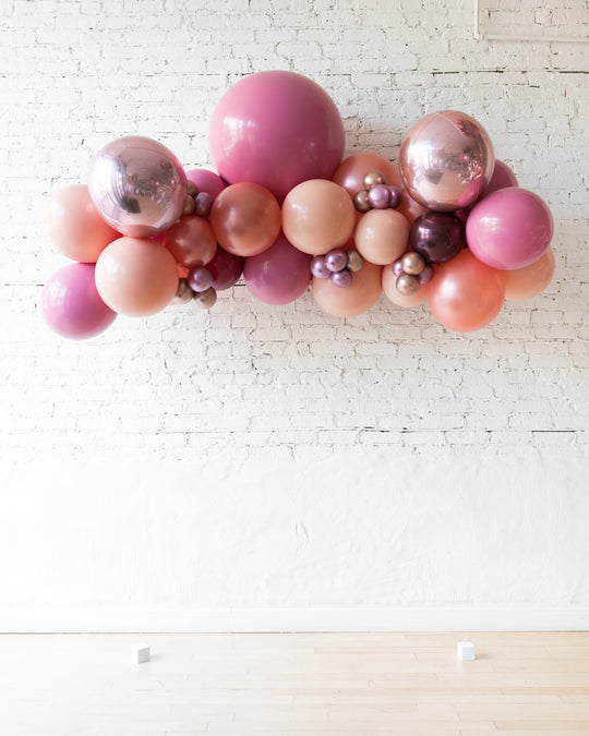 Berry Blush - Floating Balloon Arch - 5ft