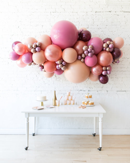 Berry Blush - Backdrop Balloon Garland Install Piece