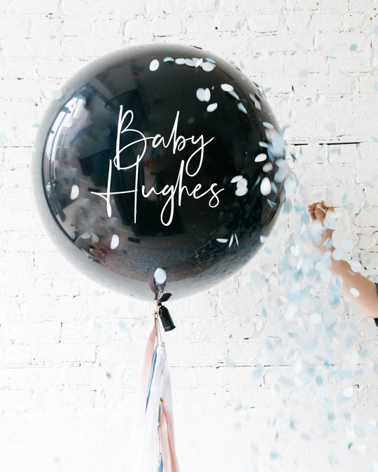 Petits Pastels - Personalized Popping Giant Balloon with Tassel