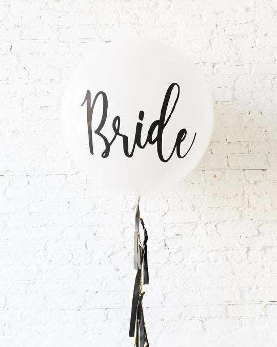 Couture - BRIDE Giant Balloon with Tassel