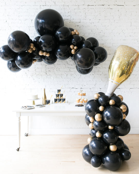 Couture - Floating Balloon Arch & Champagne Column Set