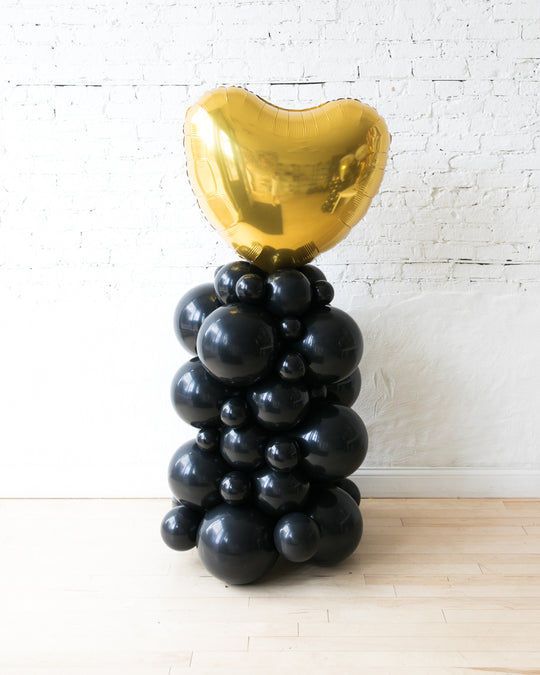 Couture - Heart Balloon Column - 4ft
