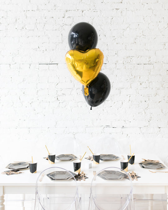 Couture - Foil and 11in Balloons Centerpiece - bouquet of 3