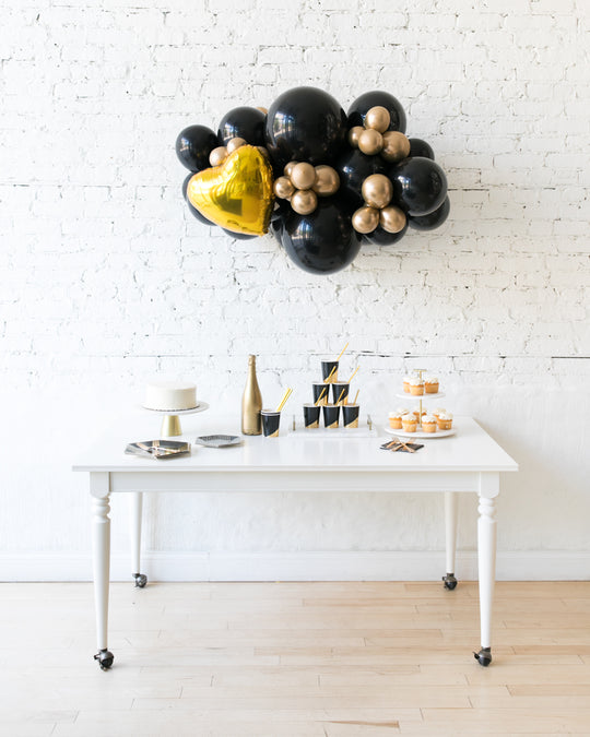 Couture - Backdrop Balloon Garland with Foil Install Piece - 3ft