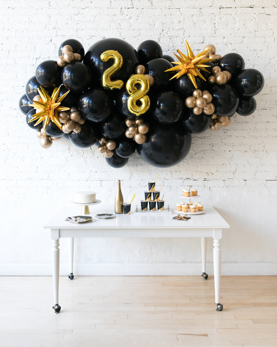 Couture - Number Backdrop Balloon Garland Install Piece