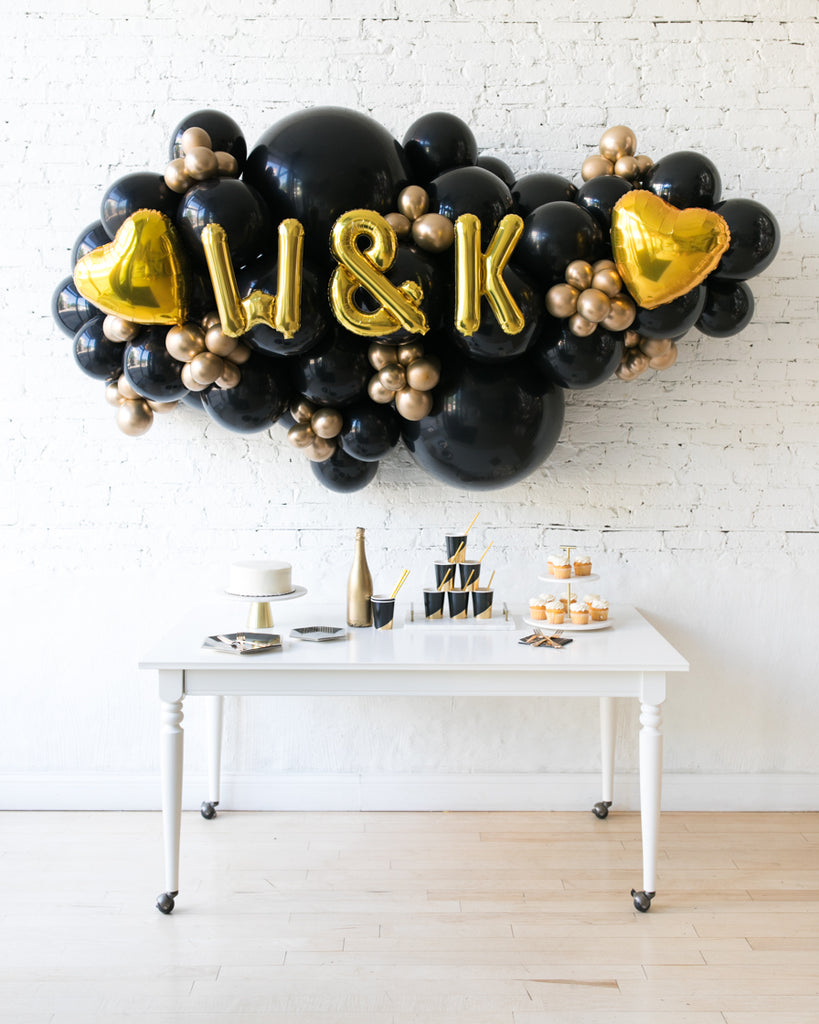 Full Balloon Garland & Customized Backdrop