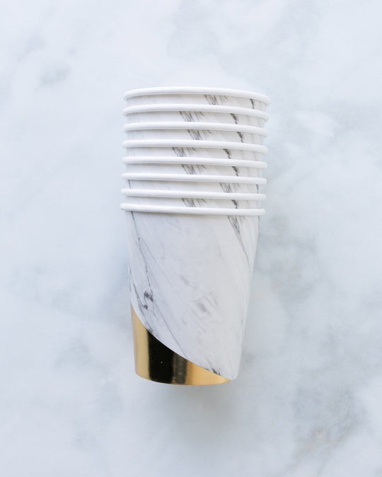 Harlow & Grey Blanc Cups - pack of 8