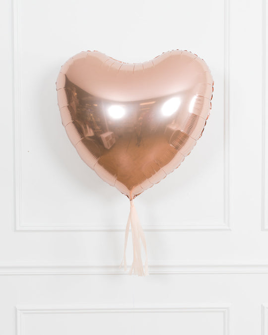 Boho Rainbow Party - Heart Foil Balloon