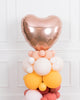 bohemian-birthday-balloon-coral-pink-column-heart-foil-party