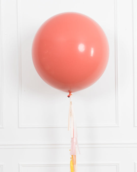 Boho Rainbow Party - Giant Balloon with Tassel