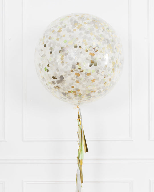 Botanical - Confetti Giant Balloon with Tassel