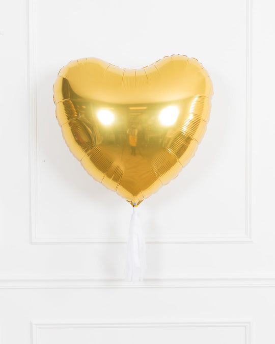 Botanical - 36in Heart Foil Balloon with Skirt