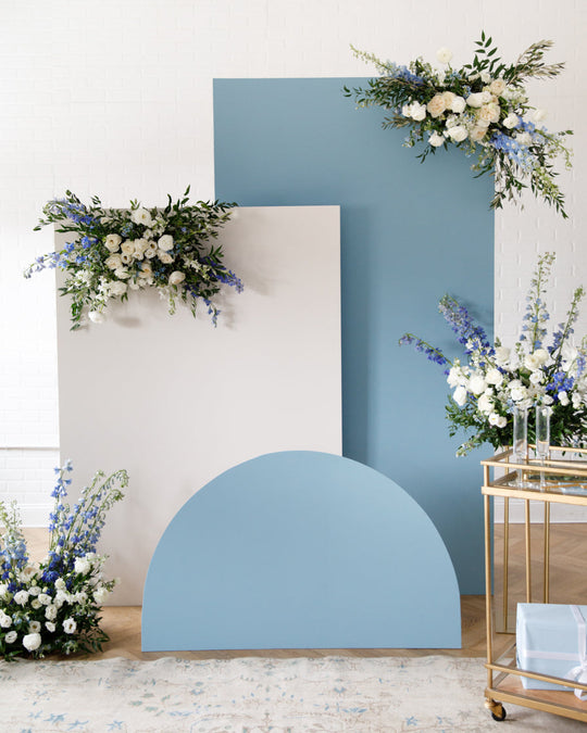 Provence - Allaina Celebratory Panel with Floral Arrangements