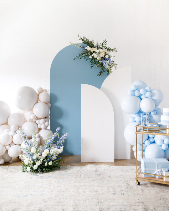 Provence - Bellamy Celebratory Panel with Floral Arrangements