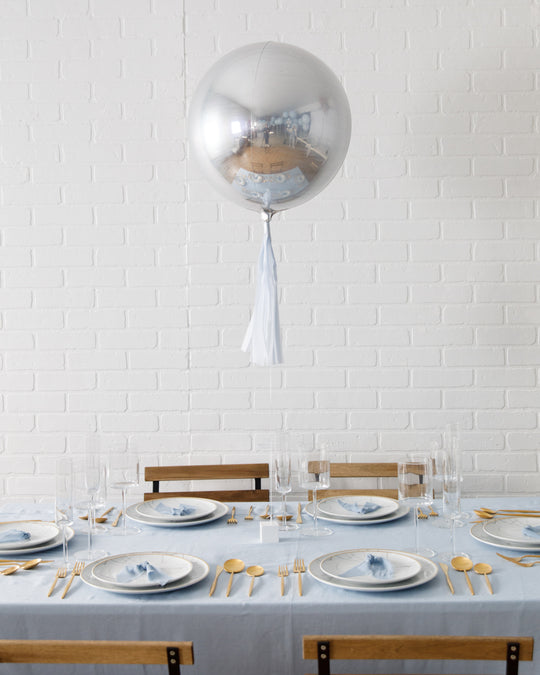 Provence - 16in Orb Foil Balloon with Skirt Centerpiece