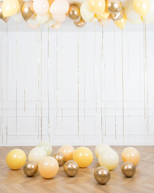 Bee Theme - Ceiling & Floor Balloons Set