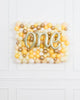 paris312-chicago-bee-theme-balloon-one-yellow-gold-foil-backdrop-board-party