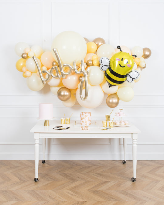 Bee Theme  - BABY Balloon Backdrop Install Piece