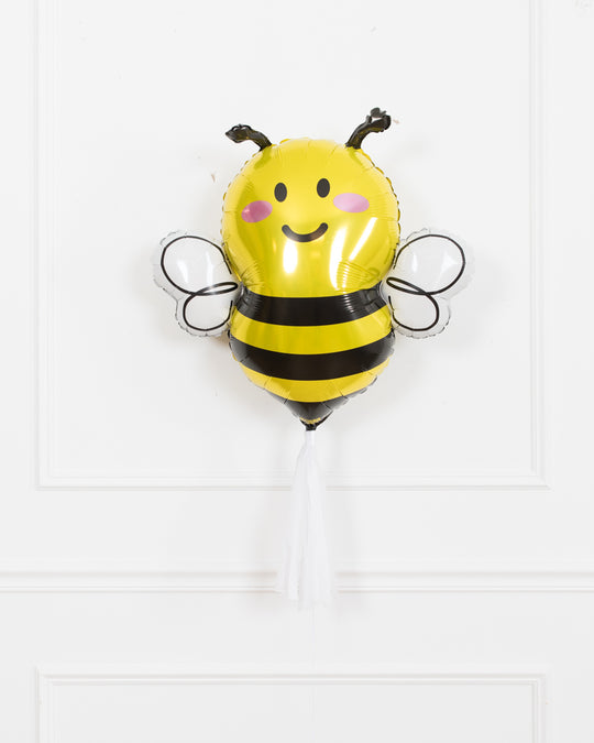 Bee Theme - Smiling Bee Foil Balloon