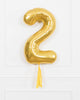 paris312-chicago-bee-theme-balloon-number-yellow-gold-foil-tassel-skirt-party