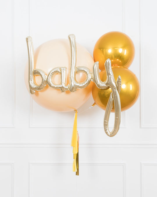 Bee Theme  - Giant BABY Bouquet with Half-Tassel