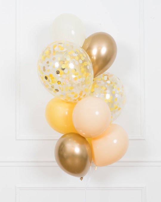 Bee Theme - Confetti and 11in Balloon Bouquet
