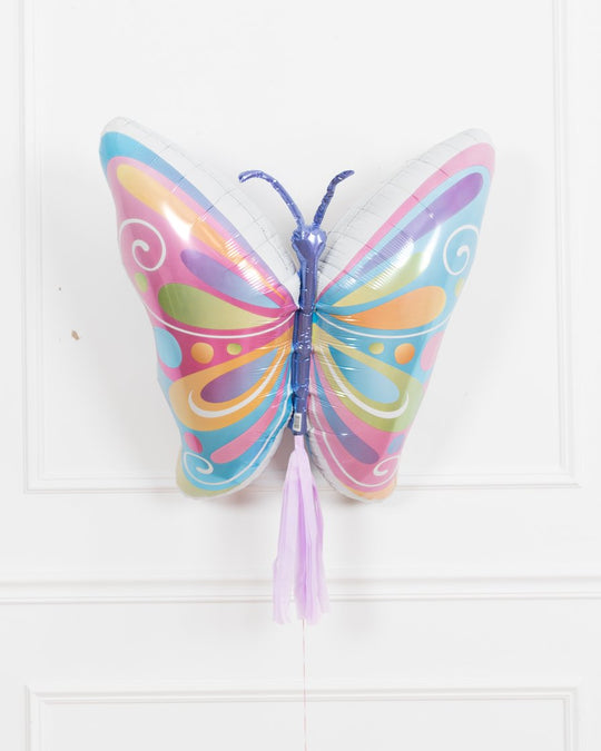 Butterfly Garden - Pastel Butterfly Foil Balloon