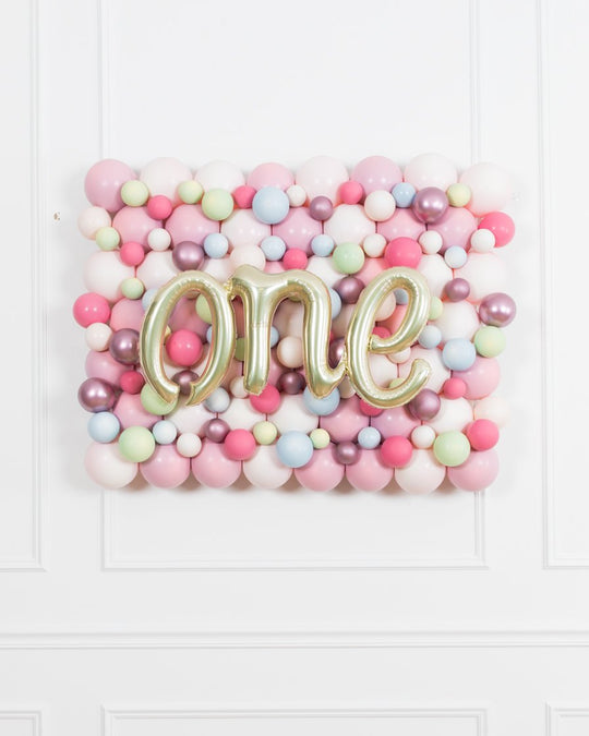 Butterfly Garden - ONE Script Balloon Backdrop Board - 30inx40in