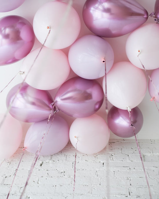 Modern Mauve - 11in Ceiling Balloons - set of 25