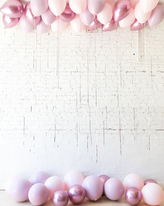 GIFT-Shades of Mauve Palette Ceiling and Floor Balloon Set