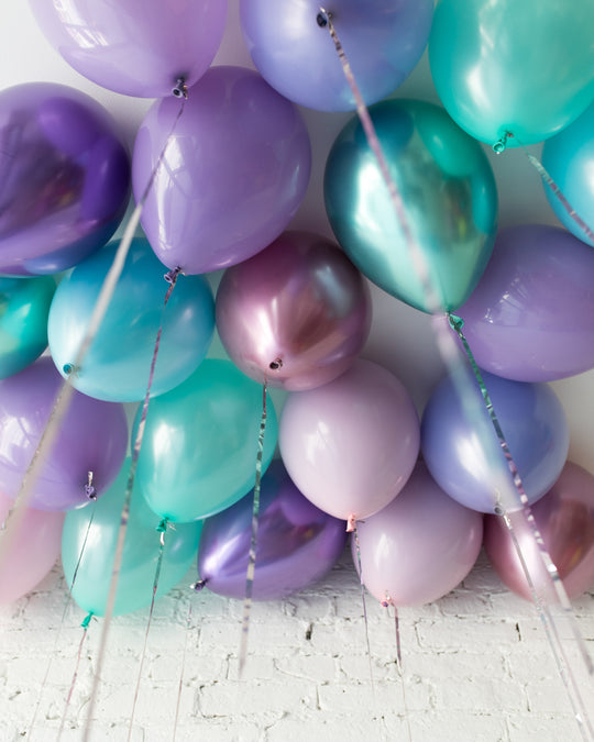 GIFT-Mermaid Theme 11in Ceiling Balloons - set of 25