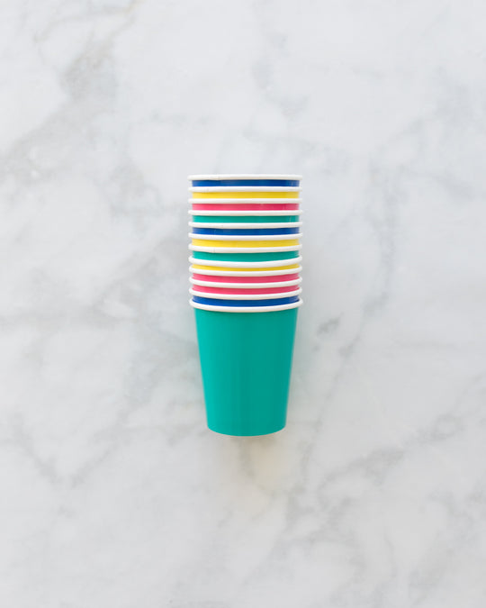 Talking Tables - Bright Cups - pack of 12