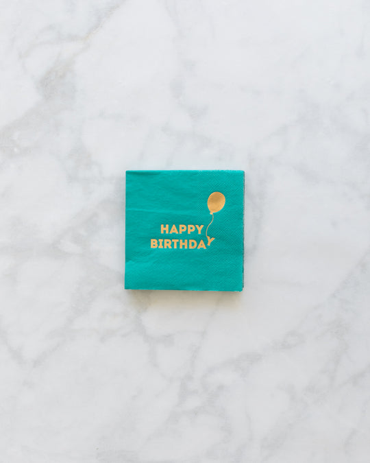 Talking Tables - Happy Birthday Small Napkins - pack of 16