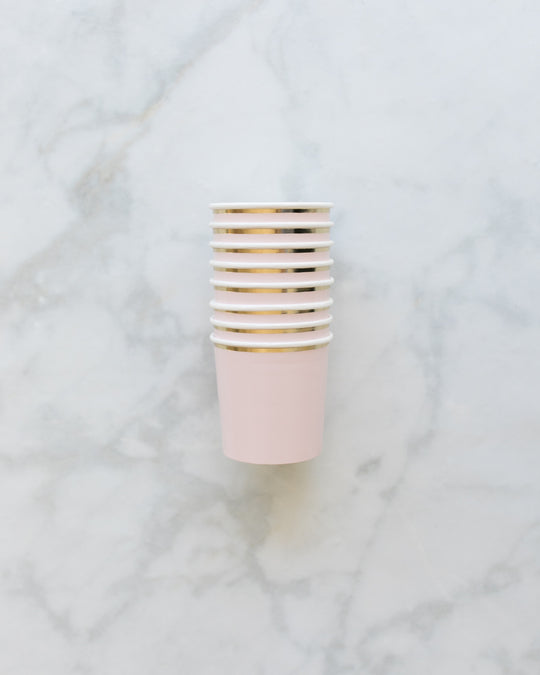 Meri Meri Dusky Pink Cups - pack of 8