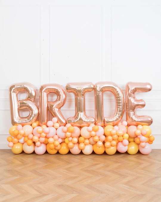 Citrus - BRIDE Balloon Pedestal - 4ft