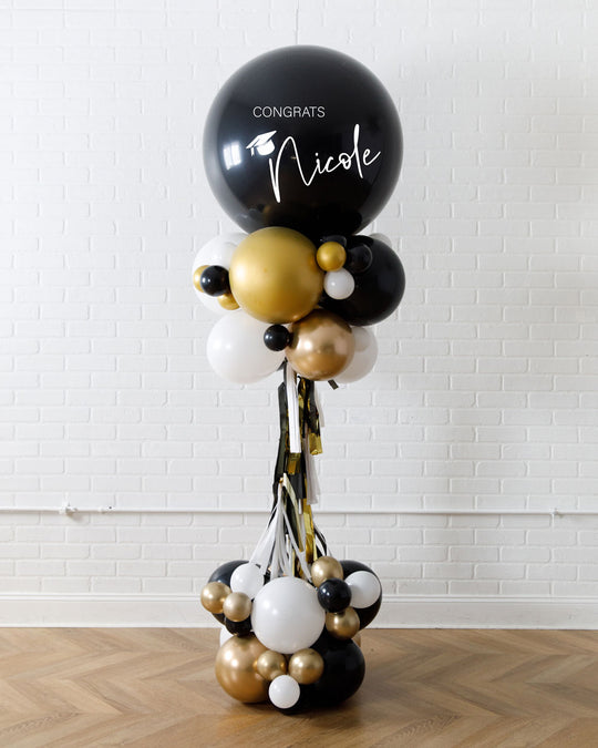 Graduation - Customizable Air-Filled Balloon Tower