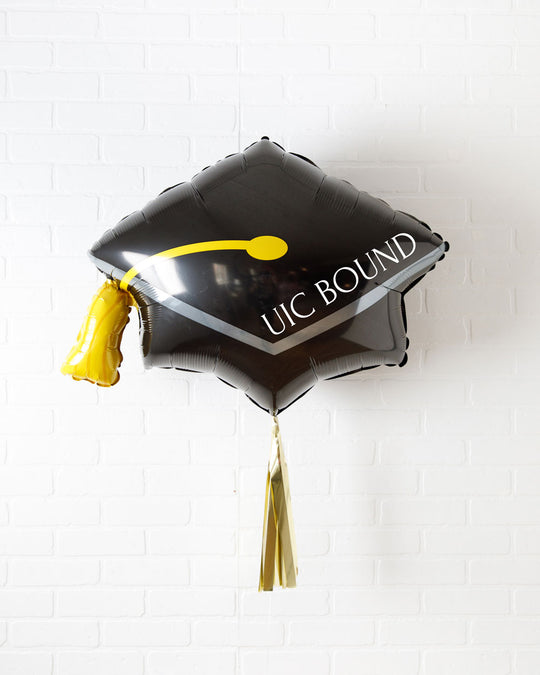 Graduation - 32in Cap Foil Balloon with Skirt