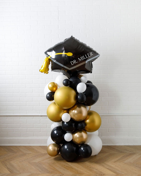 Graduation - Customizable Grad Cap Column - 4ft