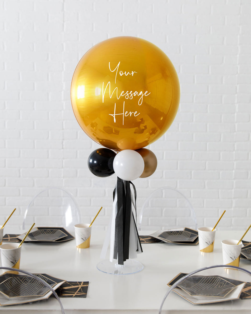 PT0148 14 Balloon Weight Centerpiece (12/72) - Gold – Rite Way