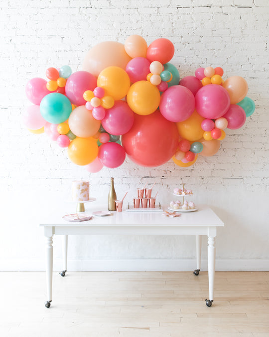 Colorful Bloom - Backdrop Balloon Garland Install Piece
