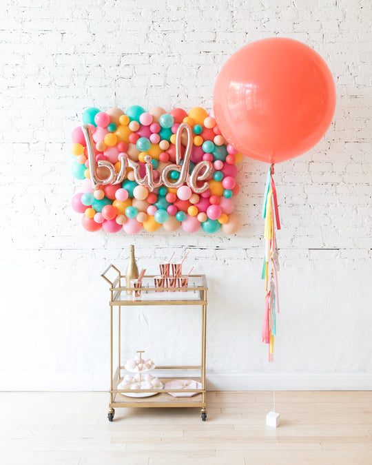 Colorful Bloom - Balloon Backdrop & Giant Set